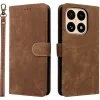 Phonesta Vintage Skin Book Wallet Case hoesje voor Xiaomi 15T - Bruin
