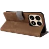 Phonesta Vintage Skin Book Wallet Case hoesje voor Xiaomi 15T - Bruin 5