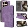 Phonesta Vintage Skin Book Wallet Case hoesje voor Xiaomi 15T - Paars 9
