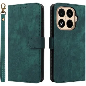 Phonesta Vintage Skin Book Wallet Case hoesje voor Xiaomi 15T Pro - Groen