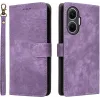 Phonesta Vintage Skin Book Wallet Case hoesje voor Xiaomi Poco F7 - Paars