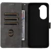 Phonesta Vintage Skin Book Wallet Case hoesje voor Xiaomi Poco M7 - Paars 3