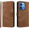 Phonesta Vintage Skin Book Wallet Case hoesje voor Xiaomi Redmi 15C / Xiaomi Poco C85 - Bruin