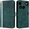 Phonesta Vintage Skin Book Wallet Case hoesje voor Nothing Phone (3) - Groen