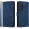 Phonesta Vintage Skin Book Wallet Case hoesje voor OnePlus Nord 5 - Blauw
