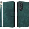 Phonesta Vintage Skin Book Wallet Case hoesje voor OnePlus Nord 5 - Groen