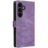 Phonesta Vintage Skin Book Wallet Case hoesje voor Samsung Galaxy S25 FE - Paars 8