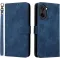 Phonesta Vintage Skin Book Wallet Case hoesje voor OnePlus Nord CE5 - Blauw
