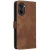 Phonesta Vintage Skin Book Wallet Case hoesje voor OnePlus Nord CE5 - Bruin 7