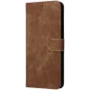 Phonesta Vintage Skin Book Wallet Case hoesje voor Oppo A5x - Bruin 6