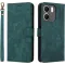 Phonesta Vintage Skin Book Wallet Case hoesje voor Oppo A5x - Groen