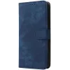 Phonesta Vintage Skin Book Wallet Case hoesje voor Oppo A6 Pro - Blauw 6