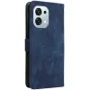 Phonesta Vintage Skin Book Wallet Case hoesje voor Oppo A6 Pro - Blauw 7