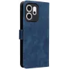 Phonesta Vintage Skin Book Wallet Case hoesje voor Oppo Reno14 F/FS - Blauw 7