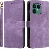 Phonesta Vintage Skin Book Wallet Case hoesje voor Fairphone 6 - Paars