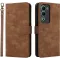 Phonesta Vintage Skin Book Wallet Case hoesje voor Oppo A5/A5m - Bruin