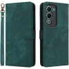 Phonesta Vintage Skin Book Wallet Case hoesje voor Oppo A5/A5m - Groen