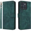 Phonesta Vintage Skin Book Wallet Case hoesje voor Motorola Edge 70 - Groen