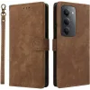 Phonesta Vintage Skin Book Wallet Case hoesje voor Xiaomi Redmi 15 - Bruin