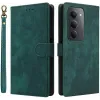 Phonesta Vintage Skin Book Wallet Case hoesje voor Xiaomi Redmi 15 - Groen
