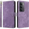 Phonesta Vintage Skin Book Wallet Case hoesje voor Xiaomi Redmi 15 - Paars