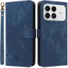 Phonesta Vintage Skin Book Wallet Case hoesje voor Xiaomi Poco F8 Pro - Blauw