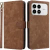 Phonesta Vintage Skin Book Wallet Case hoesje voor Xiaomi Poco F8 Pro - Bruin