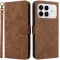 Phonesta Vintage Skin Book Wallet Case hoesje voor Xiaomi Poco F8 Pro - Bruin