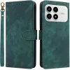 Phonesta Vintage Skin Book Wallet Case hoesje voor Xiaomi Poco F8 Pro - Groen