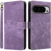 Phonesta Vintage Skin Book Wallet Case hoesje voor Google Pixel 10 Pro XL - Paars