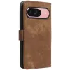Phonesta Vintage Skin Book Wallet Case hoesje voor Google Pixel 10 / 10 Pro - Bruin 7