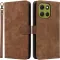Phonesta Vintage Skin Book Wallet Case hoesje voor Motorola Moto G86 - Bruin