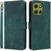 Phonesta Vintage Skin Book Wallet Case hoesje voor Motorola Moto G86 - Groen