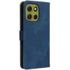 Phonesta Vintage Skin Book Wallet Case hoesje voor Motorola Moto G86 Power - Blauw 8