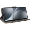 Phonesta Vintage Skin Book Wallet Case hoesje voor Oppo Find X9 - Bruin 2