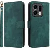 Phonesta Vintage Skin Book Wallet Case hoesje voor Oppo Find X9 - Groen 0
