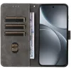 Phonesta Vintage Skin Book Wallet Case hoesje voor Oppo Find X9 - Paars 1