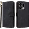 Phonesta Vintage Skin Book Wallet Case hoesje voor Oppo Find X9 - Zwart 0