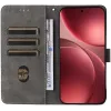 Phonesta Vintage Skin Book Wallet Case hoesje voor Oppo Find X9 Pro - Blauw 1