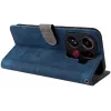 Phonesta Vintage Skin Book Wallet Case hoesje voor Oppo Find X9 Pro - Blauw 4