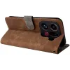 Phonesta Vintage Skin Book Wallet Case hoesje voor Oppo Find X9 Pro - Bruin 4