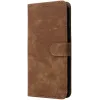 Phonesta Vintage Skin Book Wallet Case hoesje voor Oppo Find X9 Pro - Bruin 6
