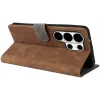 Phonesta Vintage Skin Book Wallet Case hoesje voor Samsung Galaxy S26 Ultra - Bruin 3