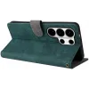 Phonesta Vintage Skin Book Wallet Case hoesje voor Samsung Galaxy S26 Ultra - Groen 3