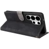 Phonesta Vintage Skin Book Wallet Case hoesje voor Samsung Galaxy S26 Ultra - Zwart 3