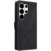 Phonesta Vintage Skin Book Wallet Case hoesje voor Samsung Galaxy S26 Ultra - Zwart 7