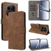 Phonesta Vintage Skin Book Wallet Case hoesje voor Xiaomi Redmi Note 15 4G/5G / Xiaomi Poco M8 - Bruin 6