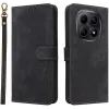 Phonesta Vintage Skin Book Wallet Case hoesje voor Xiaomi Redmi Note 15 4G/5G / Xiaomi Poco M8 - Zwart 0