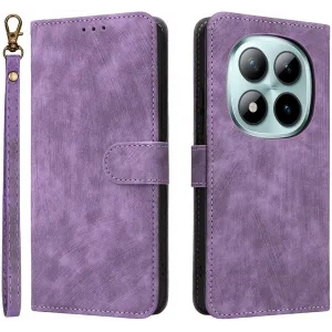 Phonesta Vintage Skin Book Wallet Case hoesje voor Xiaomi Redmi Note 15 Pro 5G - Paars