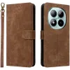 Phonesta Vintage Skin Book Wallet Case hoesje voor Xiaomi Redmi Note 15 Pro 5G - Bruin 0